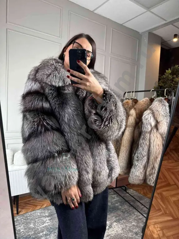 шуба из лисы чернобурки качество люкс