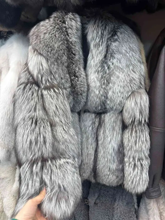 шуба из лисы чернобурки качество люкс