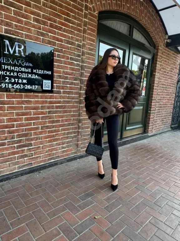 шуба из песца натурального от 44,46,48,50,52,54,56