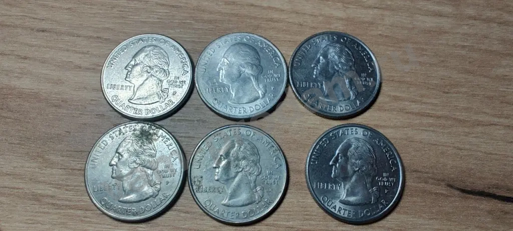 Монеты Америка Северная 25 центов