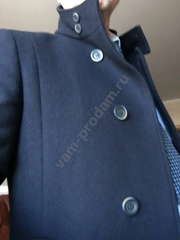 Стильное мужское пальто-френч