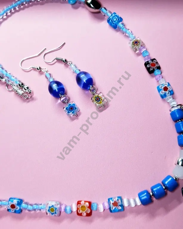 Небесная симфония: набор украшений с сердцем, ручная работа, новый