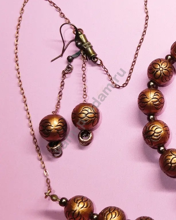 комплект бижутерии =Античная симфония = ручная работа, новый