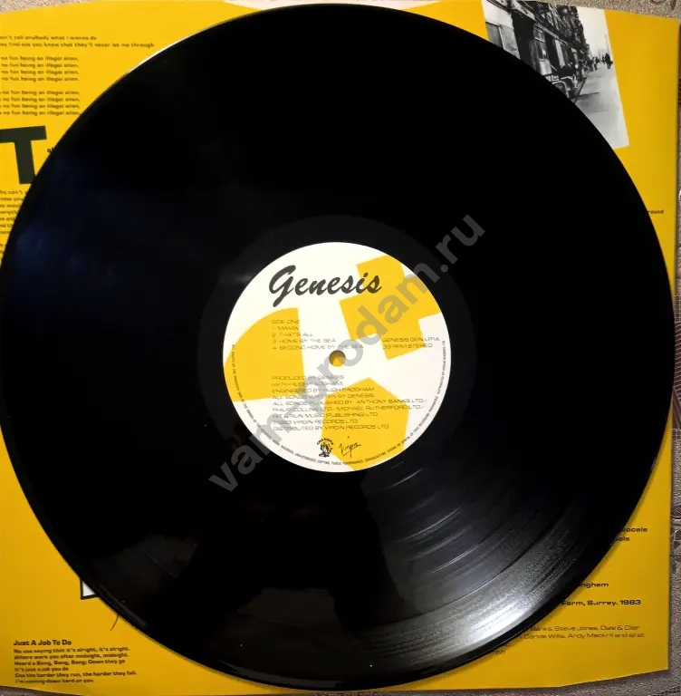 Genesis - Genesis (Mama) 1983 UK