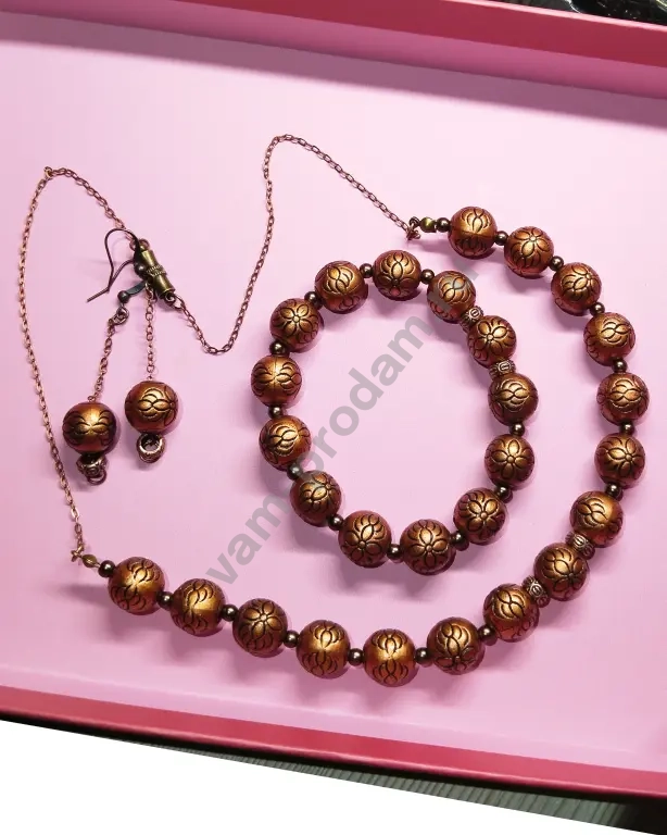 комплект бижутерии =Античная симфония = ручная работа, новый