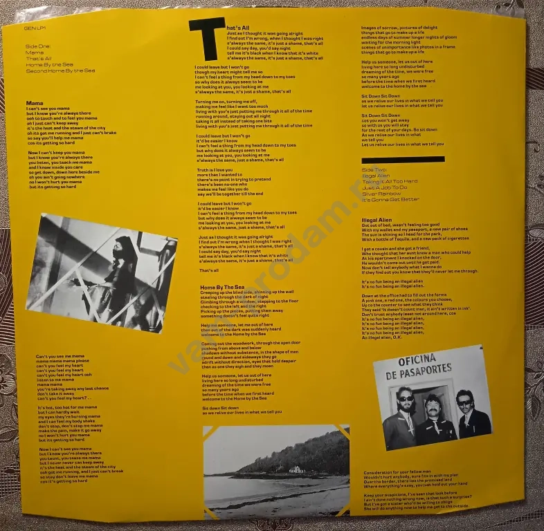 Genesis - Genesis (Mama) 1983 UK