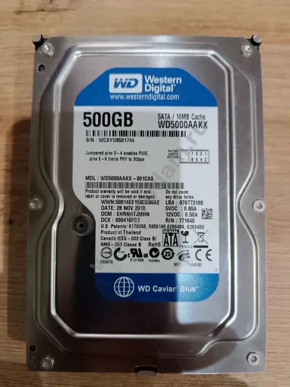HDD 3'5" WD (500 Гб)