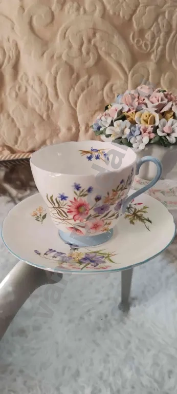 Винтаж Shelley чайная пара