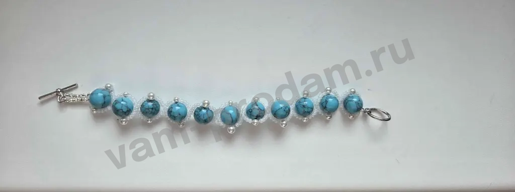 Браслет из бирюзы
