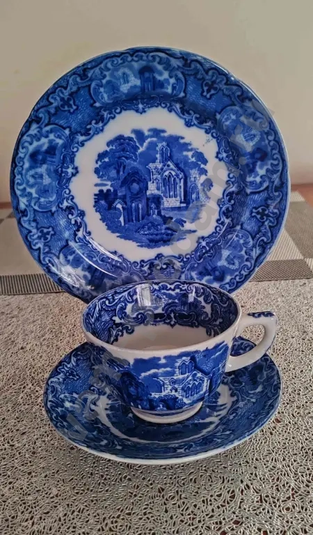 Винтажное чайное трио Англия George Jones and Sons