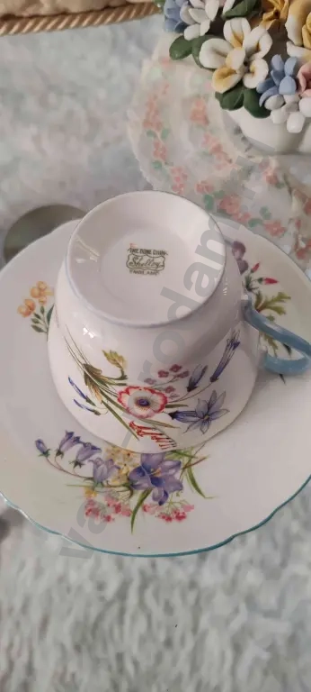 Винтаж Shelley чайная пара