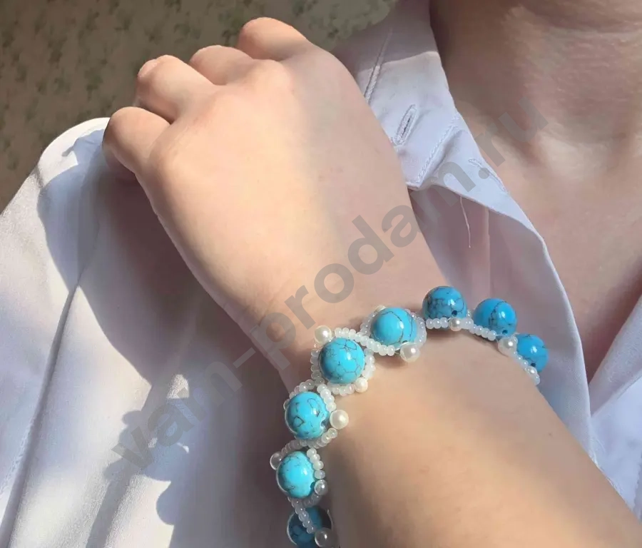 Браслет из бирюзы