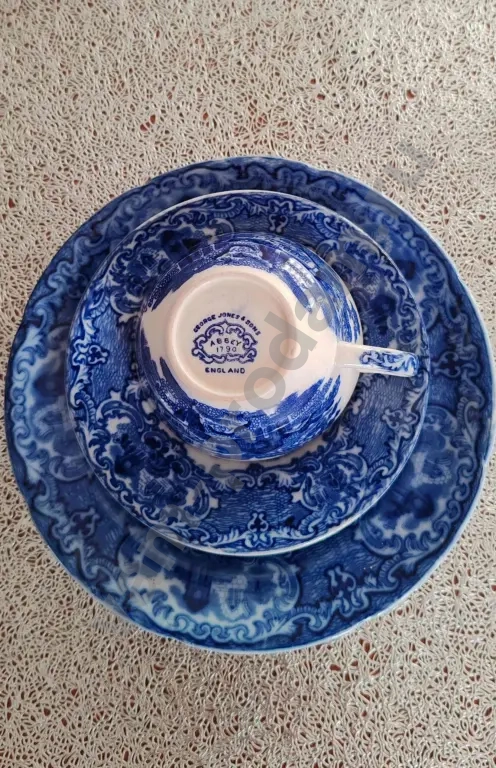 Винтажное чайное трио Англия George Jones and Sons