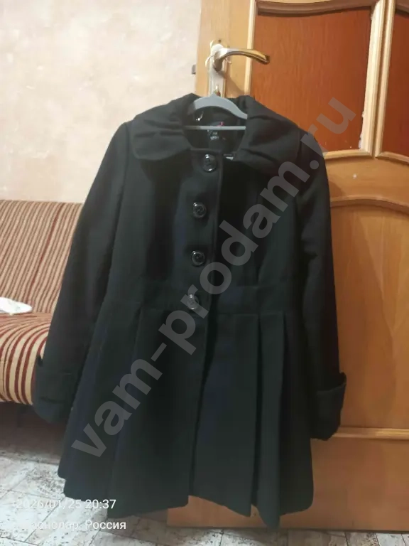 пальто до колен,на низкую девушку или девочку