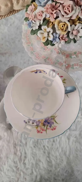 Винтаж Shelley чайная пара