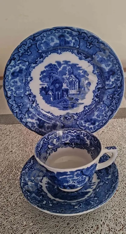 Винтажное чайное трио Англия George Jones and Sons