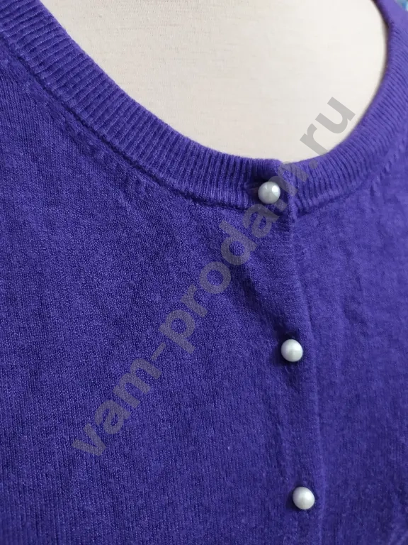 Кардиган фиолетовый вискоза