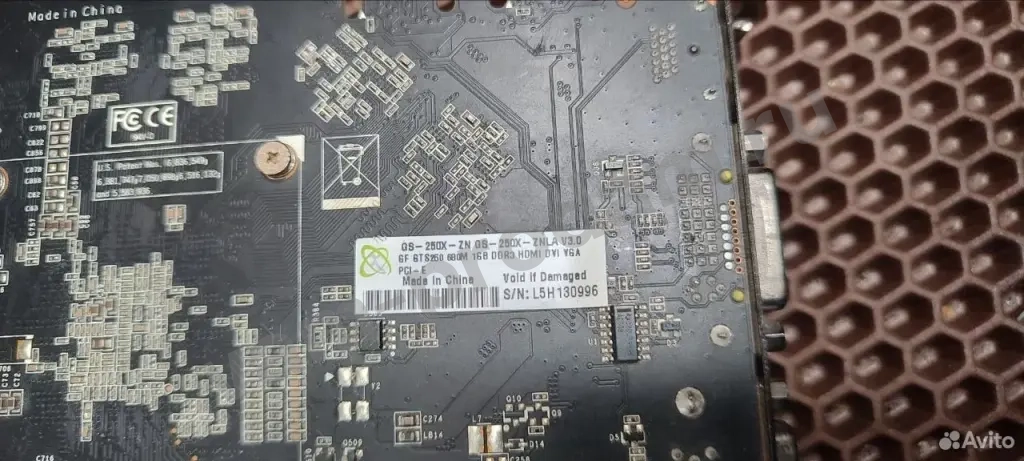 Видеокарта XFX GeForce GTS 250