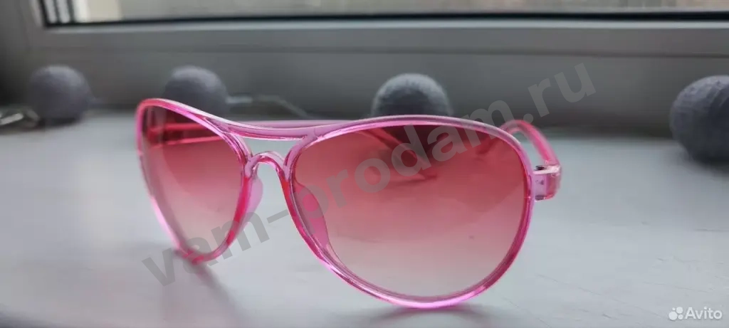 Очки розовые под Авиаторы