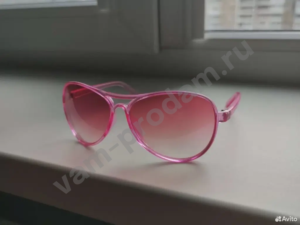 Очки розовые под Авиаторы