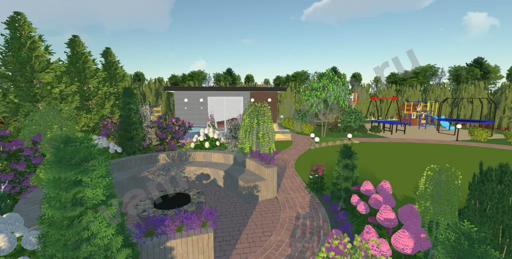 Ландшафтный Дизайн - проект благоустройства и озеленения с реализаций