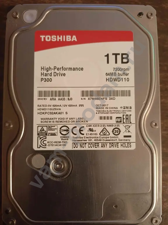 Жёсткий диск 1 Тб