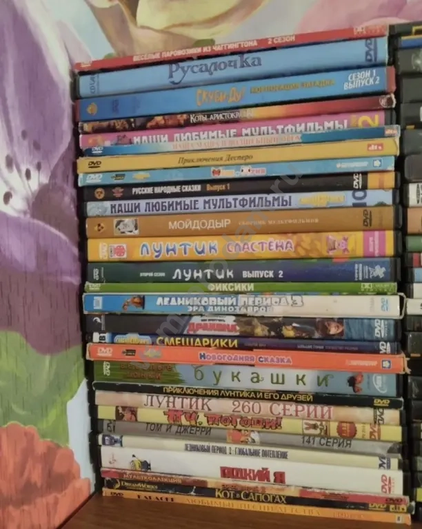 DVD с мультиками и фильмами