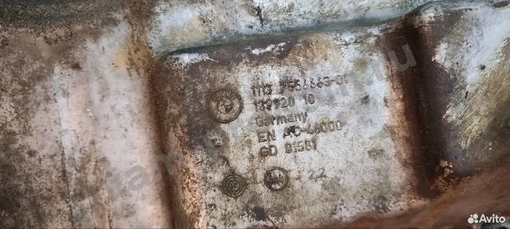 Поддон двигателя Bmw 7 f01 2008-2015