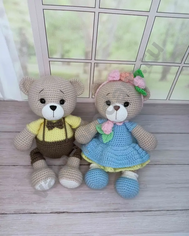 Вязаные игрушки для малышей