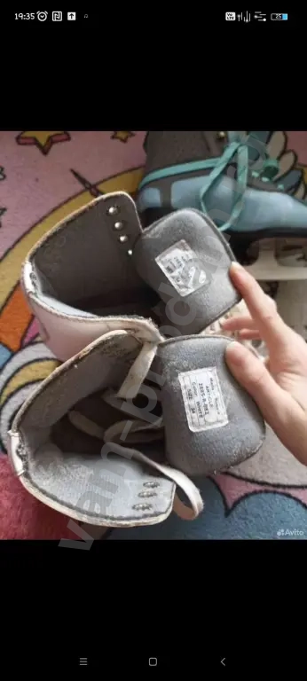 Фигурные коньки 34 размер