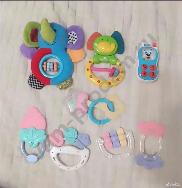 игрушки погремушки пакетом