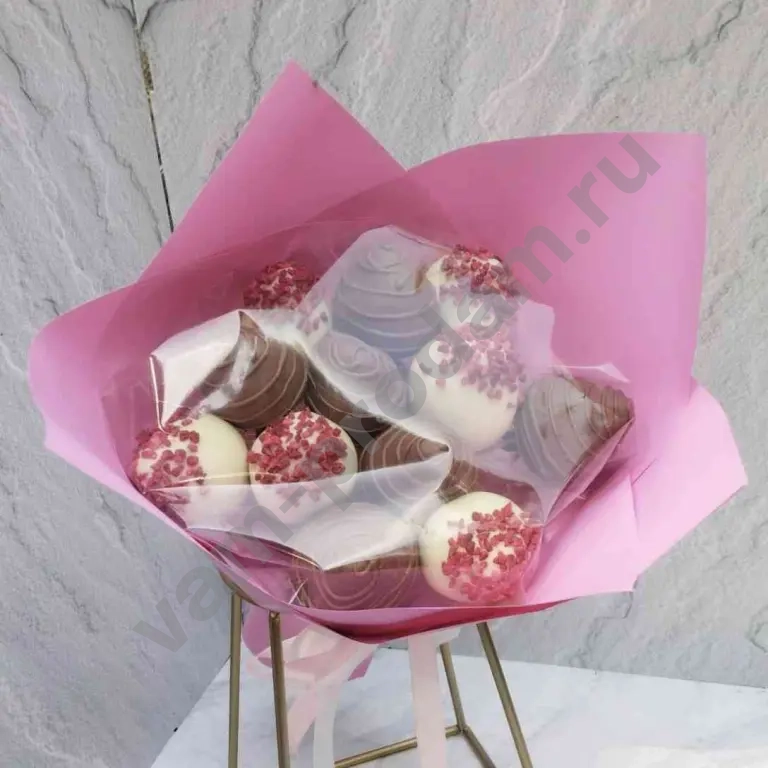 Букет клубники в шоколаде