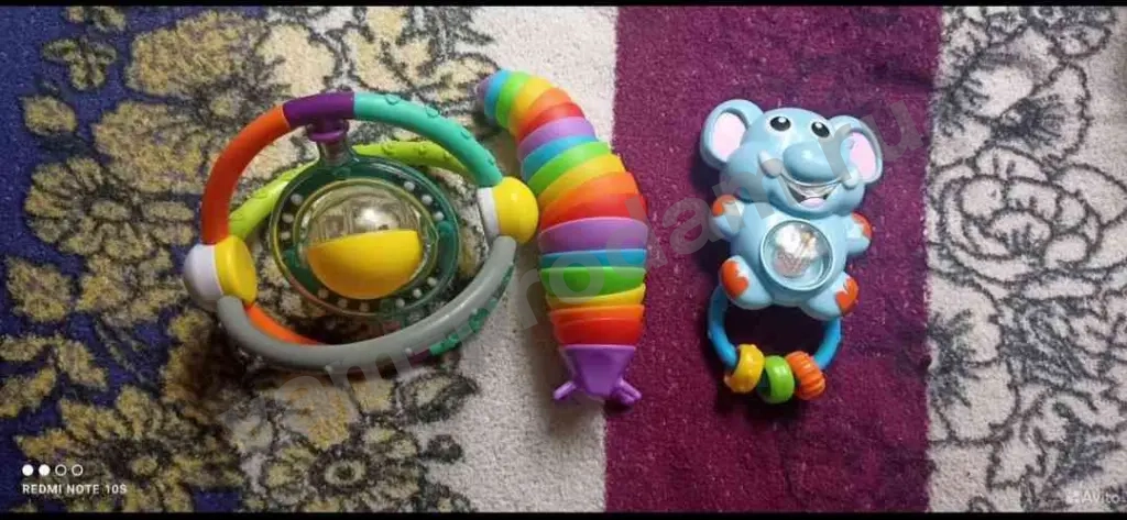игрушки погремушки пакетом