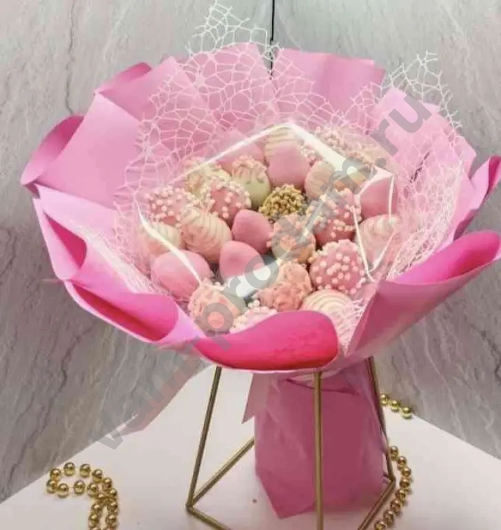 Букет клубники в шоколаде