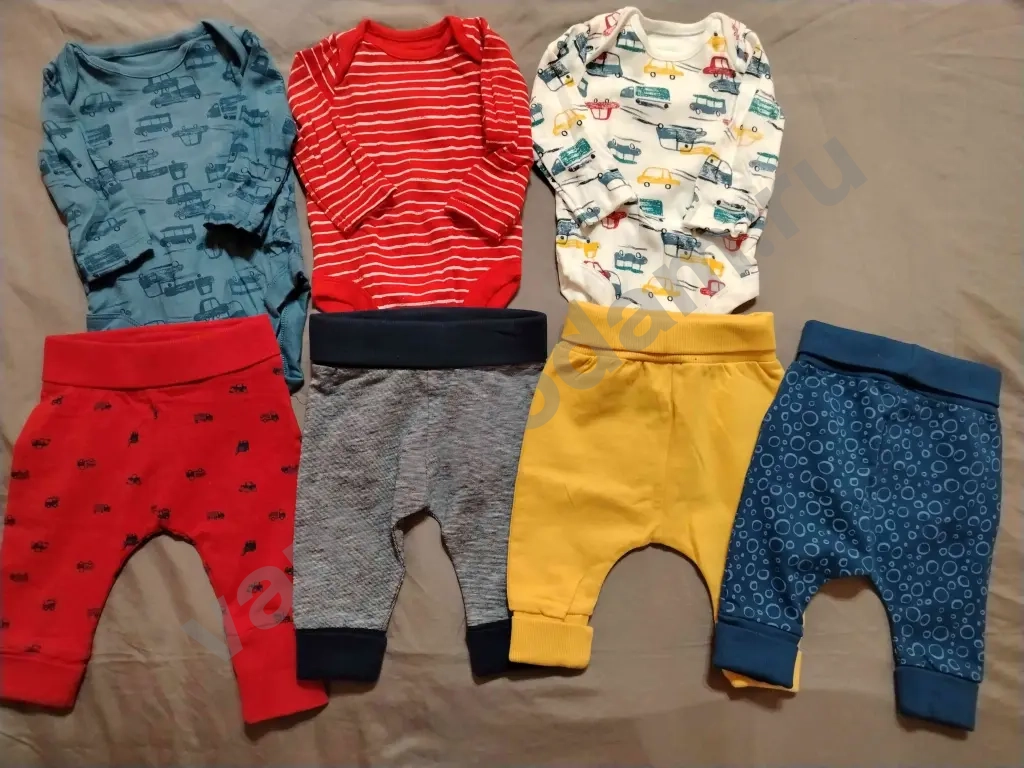 Боди новые 3шт.,Mothercare 62, 68
