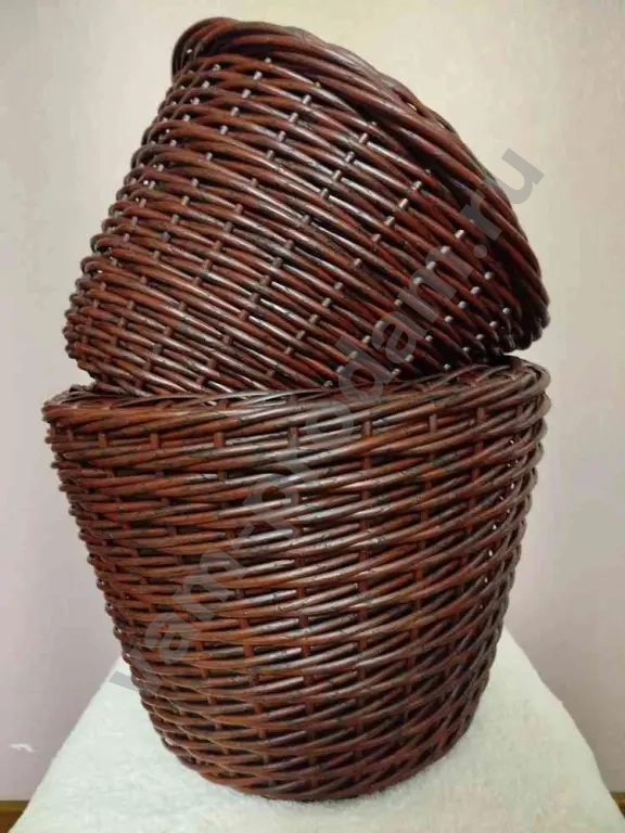 Кашпо handmade из ротанга