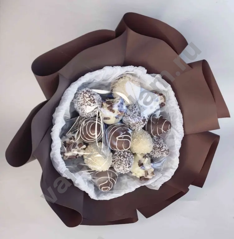 Букет клубники в шоколаде