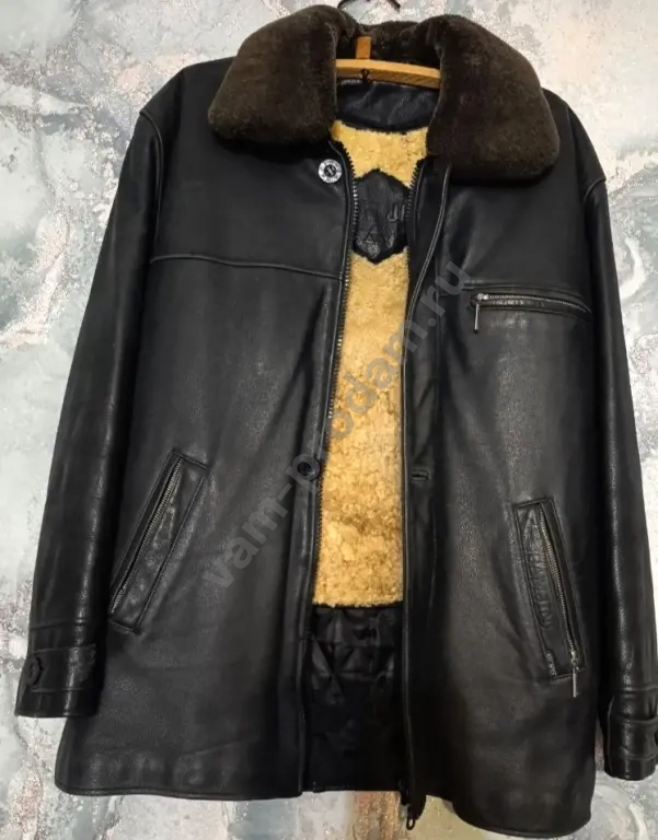 Мужская кожная куртка