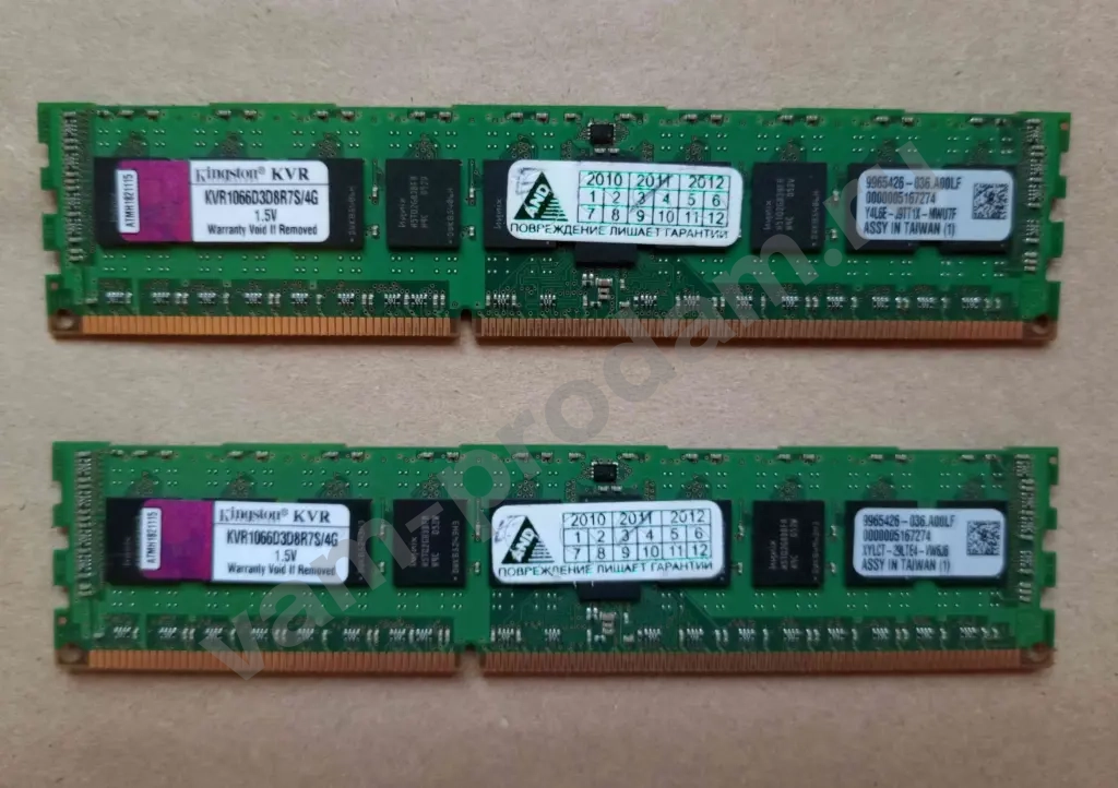 Оперативная память Kingston 8 ГБ DDR3