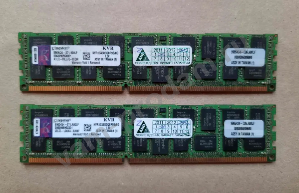 Оперативная память Kingston 8 ГБ DDR3