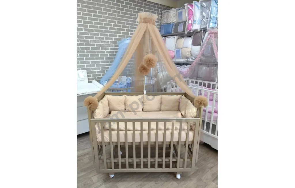 Детская кроватка с маятником Эксклюзив