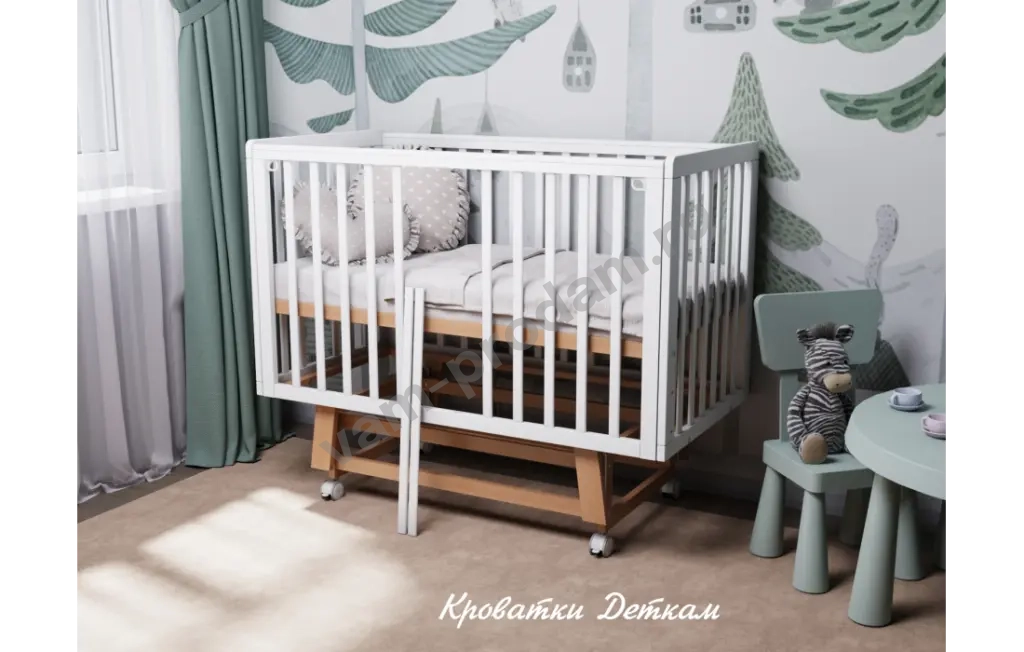 Детская кроватка с маятником Эксклюзив