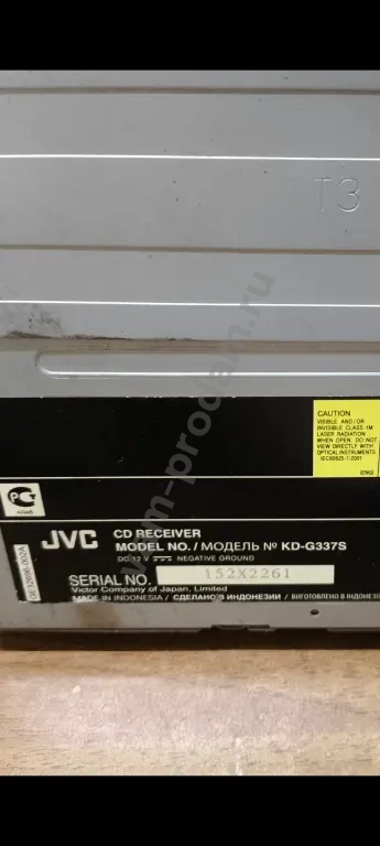 JVC kdg 337 g