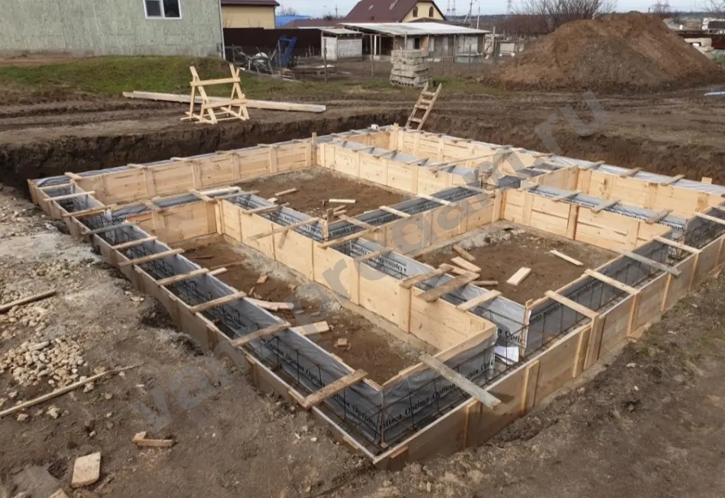 устройство бытовой фундамент