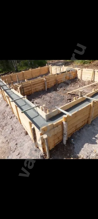 устройство бытовой фундамент