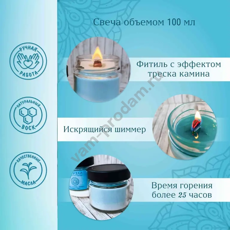 Ароматическая свеча с уникальным ароматом