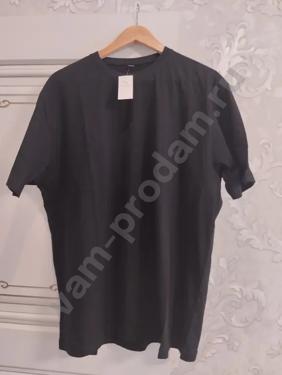 футболка мужская черная