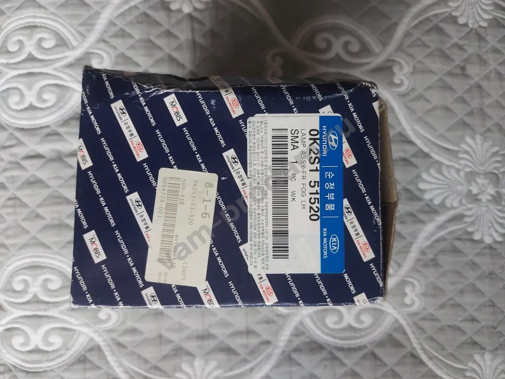 Противотуманная фара левая на KIA Shuma 2