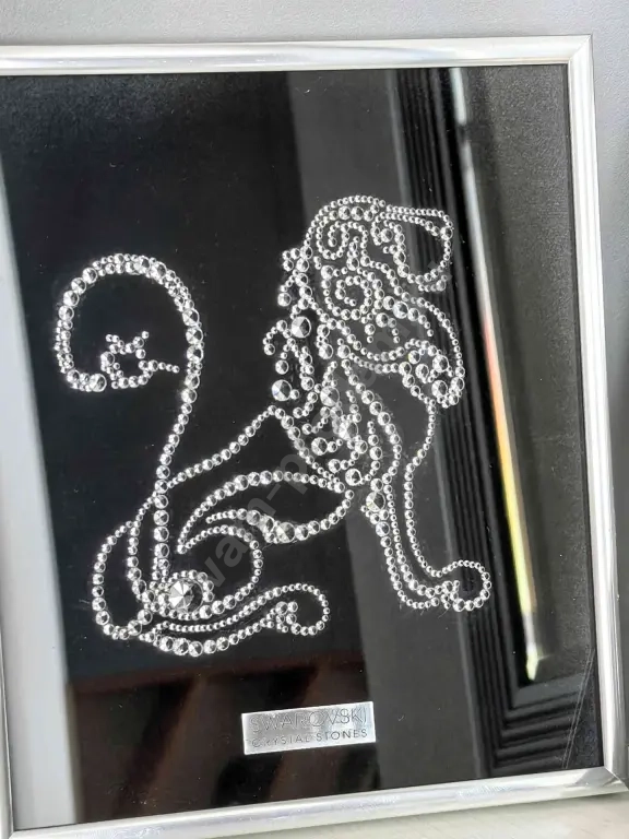 Swarovski лев 16 х 18 зодиак Сваровски картина