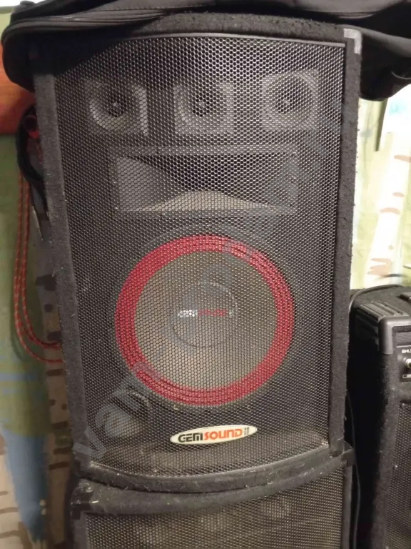 активные колонки Gem Sound BA 200, микшер с встроенным блоком эффектов беринжер